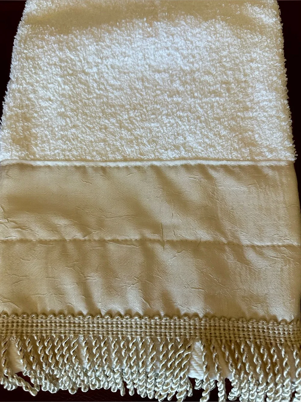 NOS NWT Croscill “Parfait” Luxury Towel set. Bath hand & finger tip towels.